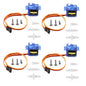 4Pcs SG90 Micro Servo Motor 180 Degree SG90 9G Gear Motor Control for Arduino Raspberry Pi RC Car Toy Robot Helicopter Airplane Controls Car Boat DIY